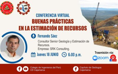 Conferencia Virtual: “Buenas prácticas en la estimación de recursos”