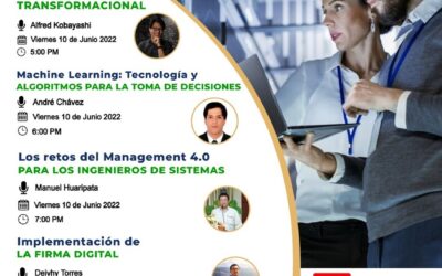 SEMANA DE LA INGENIERÍA 2022 – Conferencias Cap. Sistemas, Computación e Informática
