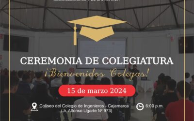 Ceremonia de Colegiatura 15 de marzo de 2023
