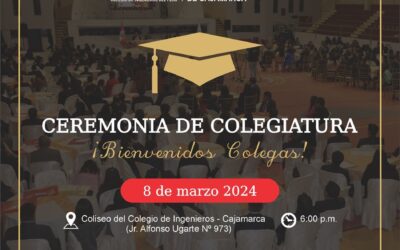 Ceremonia de Colegiatura 8 de marzo de 2023