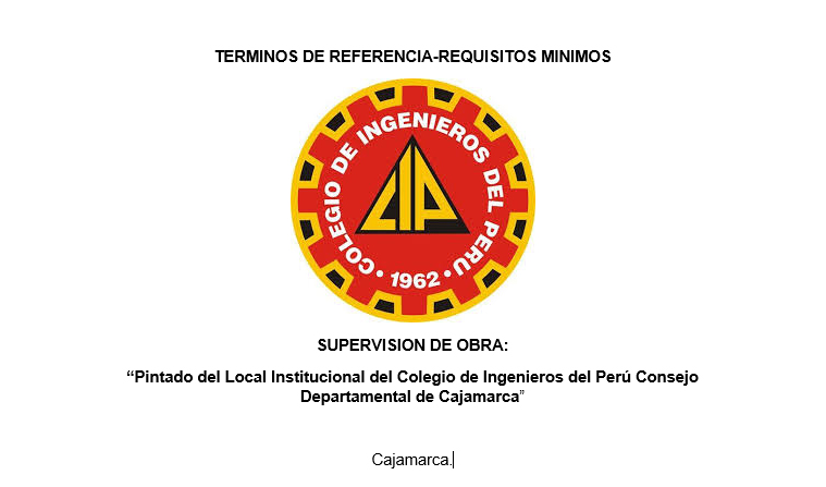 Consultaría – Pintado Local institucional del CIP CDC