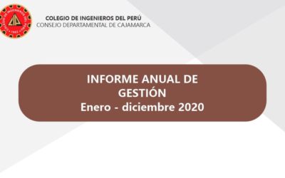 Informe anual de gestión 2020 – CIP CDC