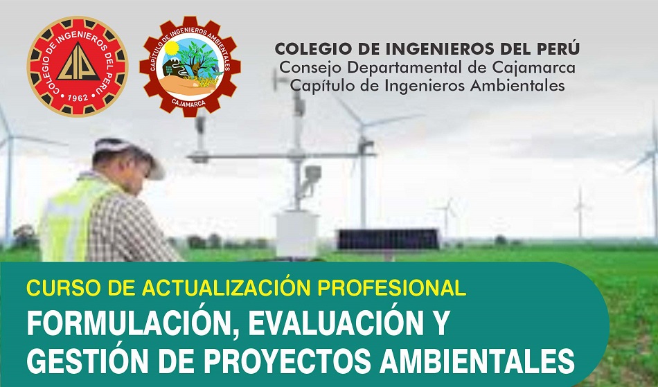 FORMULACIÓN, EVALUACIÓN Y GESTIÓN DE PROYECTOS AMBIENTALES