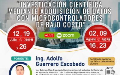 CURSO: Investigación científica mediante adquisiscion de datos con microcontroladores de bajo costo