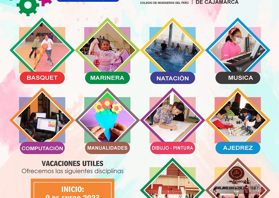 Vacaciones Útiles CIP Cajamarca 2023