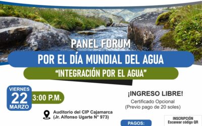 PANEL FORUM POR EL DÍA MUNDIAL DEL AGUA: “Integración por el agua”
