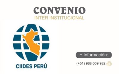CONVENIO INSTITUCIONAL CON LA COMPAÑÍA – CIIDES PERÚ