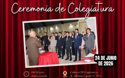 Ceremonia de colegiatura N° 15 – 24 de junio de 2026