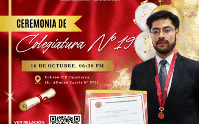 Ceremonia de colegiatura N° 19 – 16 de octubre de 2026
